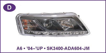 AUDI A6 DEVILEYES OD 04-08 REAL DRL